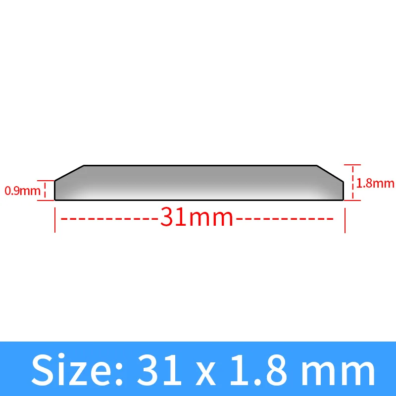 [39]Flat 31*1.8 mm Watch Glass Sapphire crystal High Hardness For SEIKO  SNKH SCWA Transparent Round crystal Accessories Parts