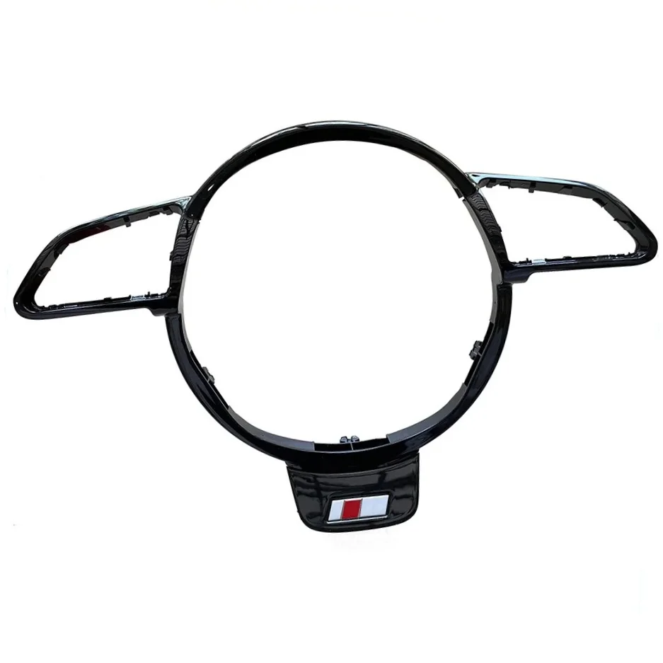 For Audi Steering Wheel A3 A4 B8 A5 A6 A7 Q3 Q5 Q7 Flat Bottomed Sports Steering Wheel Decorative Frame