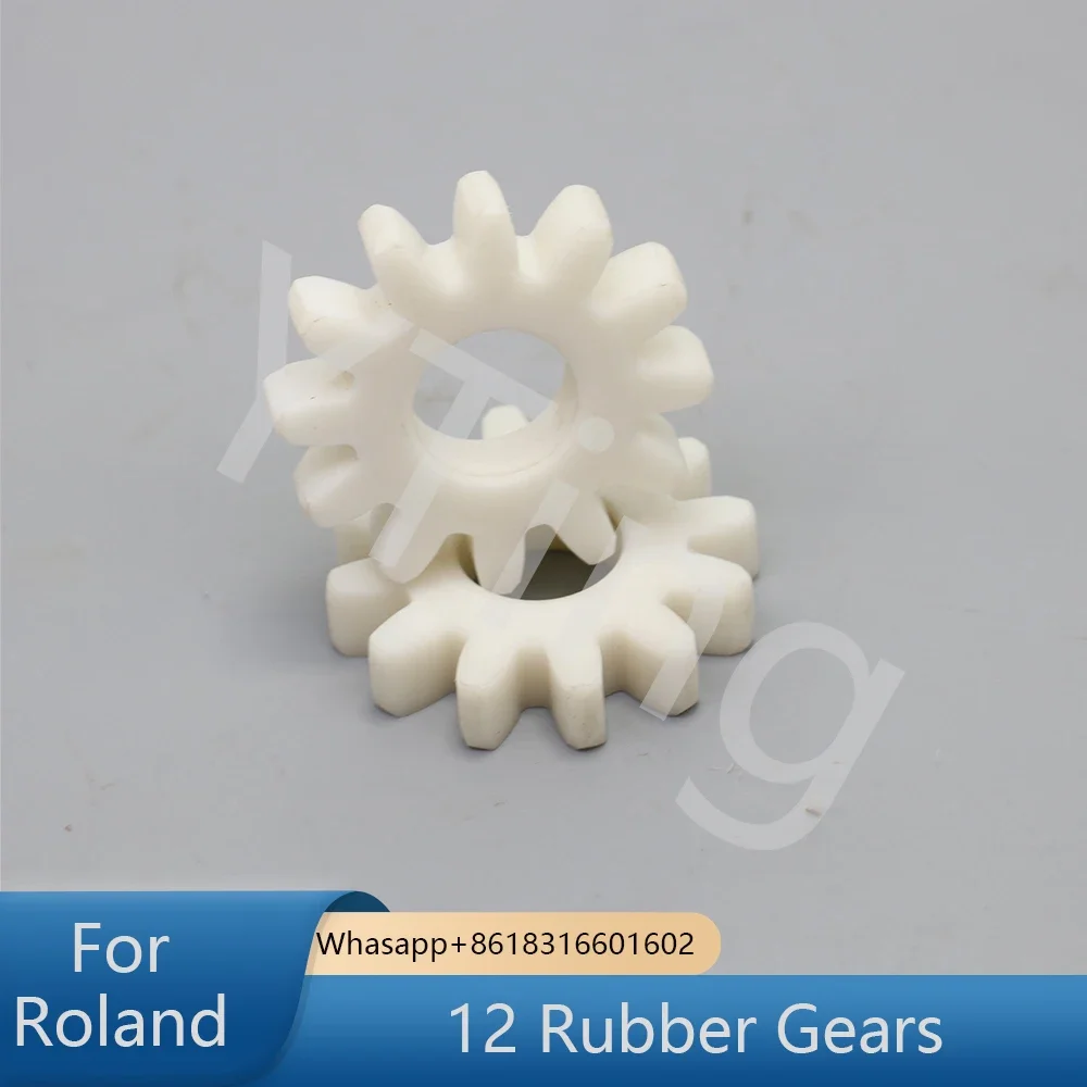 12‑Tooth Rubber Gear, Roland 200 202 Offset Press Spare Part