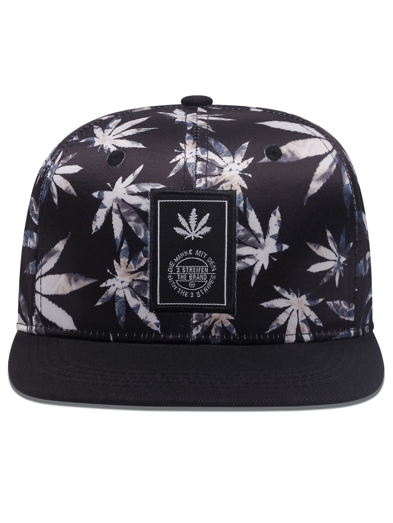 Unisex Fashion Maple leaf Printing Baseball Cap Snapback Cowboy Hat Men Adjustable Summer Couple Hip Hop Hats