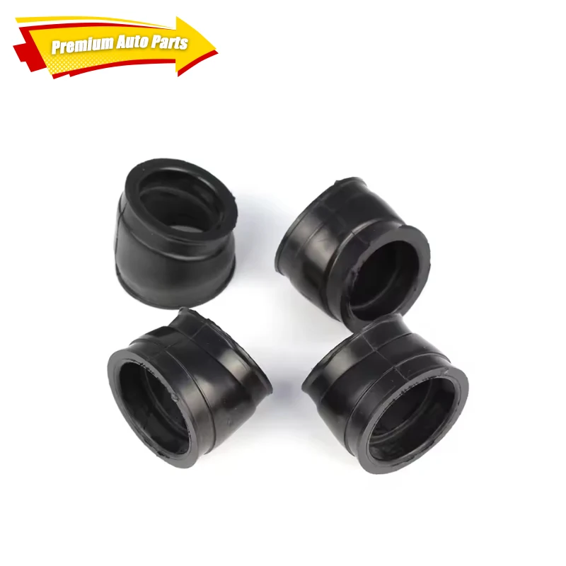 For Honda CB900 1980-1982 / CB1000 1983 / CB1100 1983 4Pcs Motorcycle Carburetor Intake Manifold Boot Parts