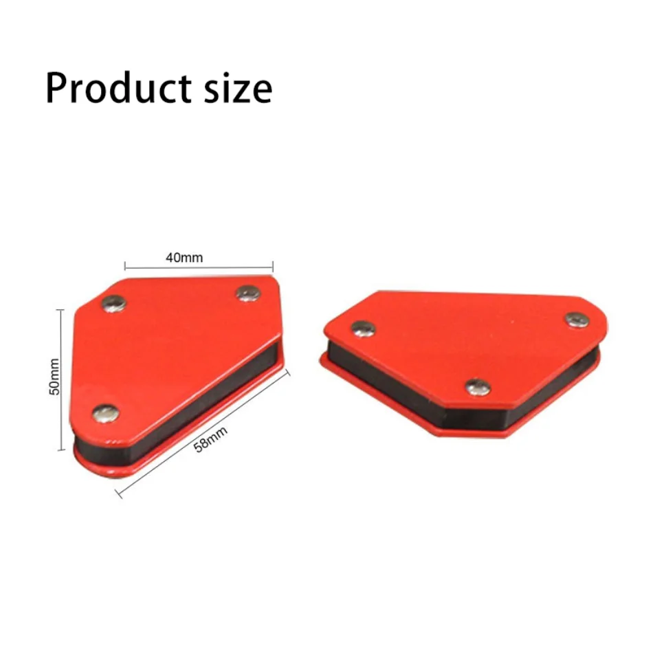 4-Pack Heavy Duty Welding Magnets – 50lb Hold, 4-Inch Arrows With 90, 45, 135, 180 Degree Angles 2 thumbnail image