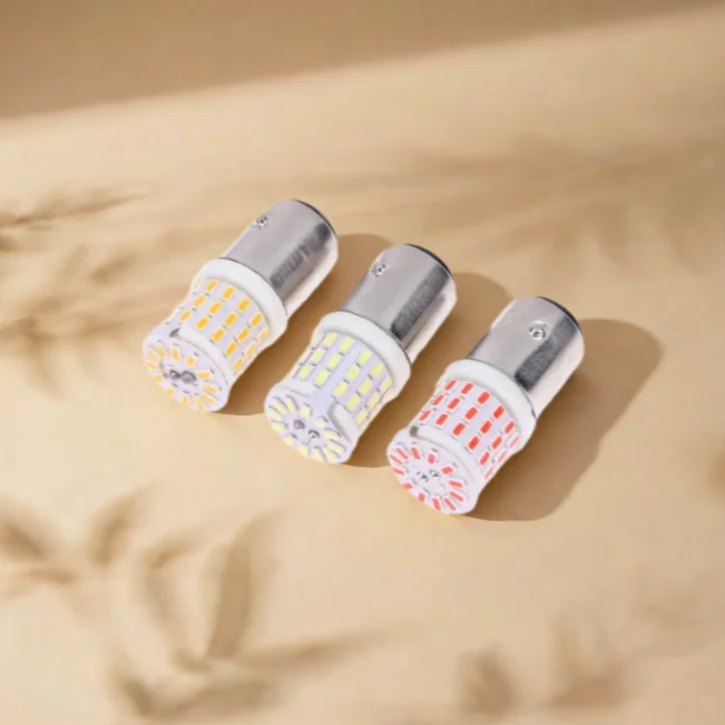 

2PCS 1156 1157 LED Strobe Brake Light BAY15D Bulb 30SMD DRL Water Flash Reversing Parking Car Turn Signal Tail Lamp Motorcycl