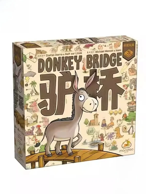 donkey-bridge-board-game-fun-playable-card-game-for-3-6-players-beginner-level-leisure-game-less-than-30-minutes-playing-time