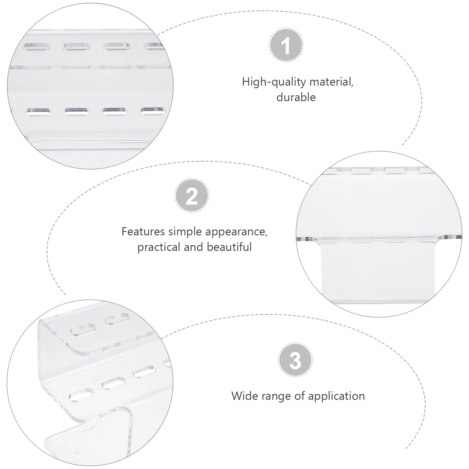 1 قطعة ملاقط رمش رف شاشة الاكريليك تخزين حامل المنظم حامل عملي لمستلزمات تمديد رمش