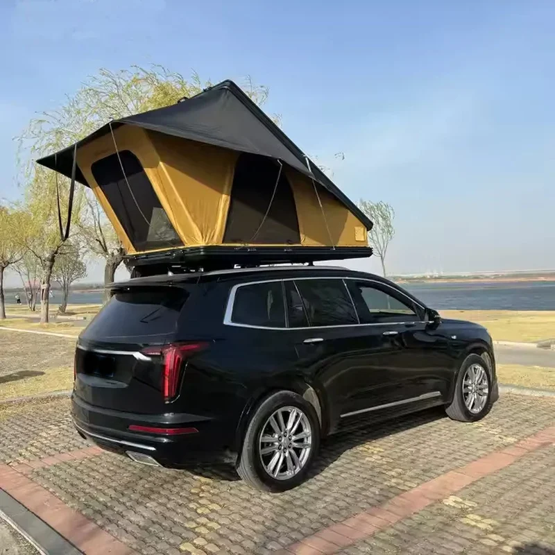 Car Roof Tent Multi-Scenario Smart Ventilation Breathable Can For Comfortable Cool Night Outdoor Hard Shell Aluminum