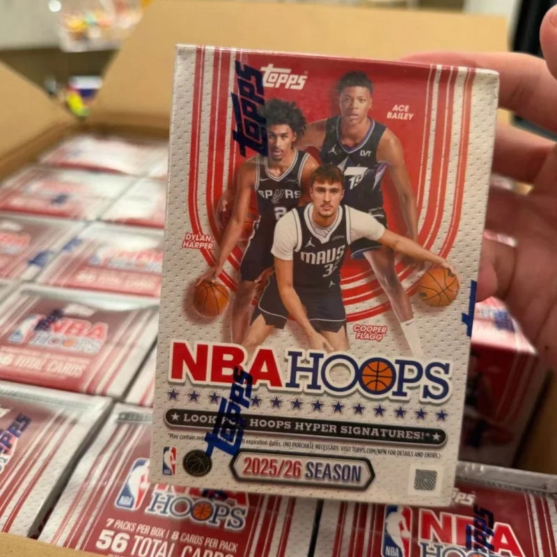 nueva-venta-original-2025-26-topps-hoops-nba-basketball-series-value-edition-coleccion-de-tarjetas-coleccionables-caja-sorpresa-de-tarjetas
