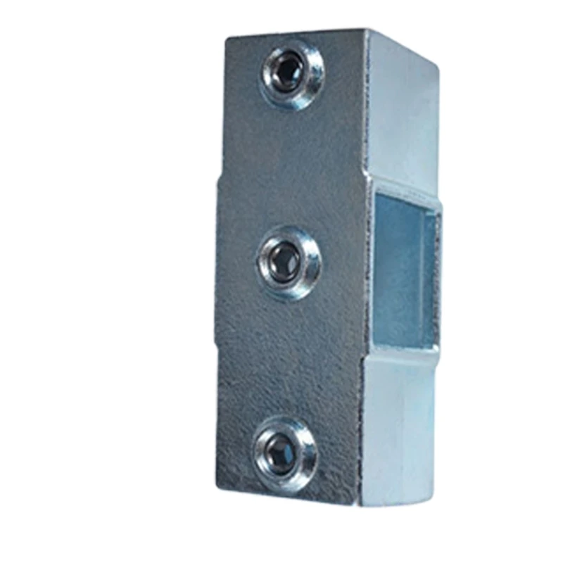 Shelter and Rack Square Tube Fitting 50 x 50 mm with Cast Iron Body