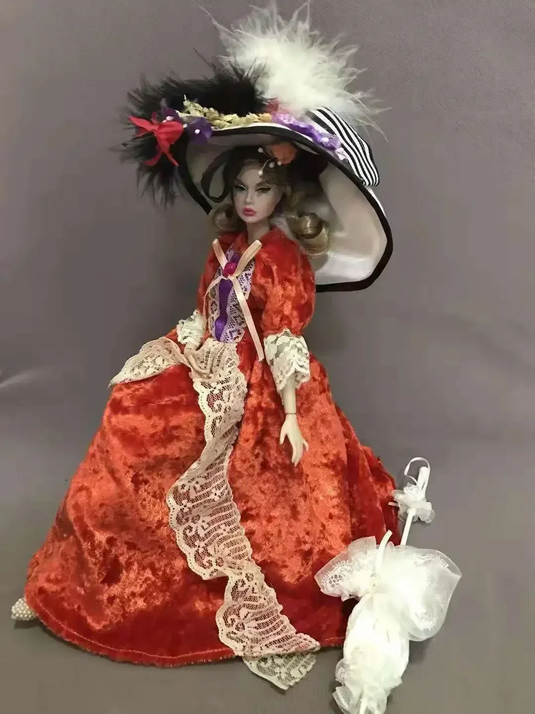 Vestidos de novia clásicos para muñecas Barbie, ropa de princesa azul plateada, vestido de fiesta, accesorios para casa de muñecas BJD, juguetes, 11,5 