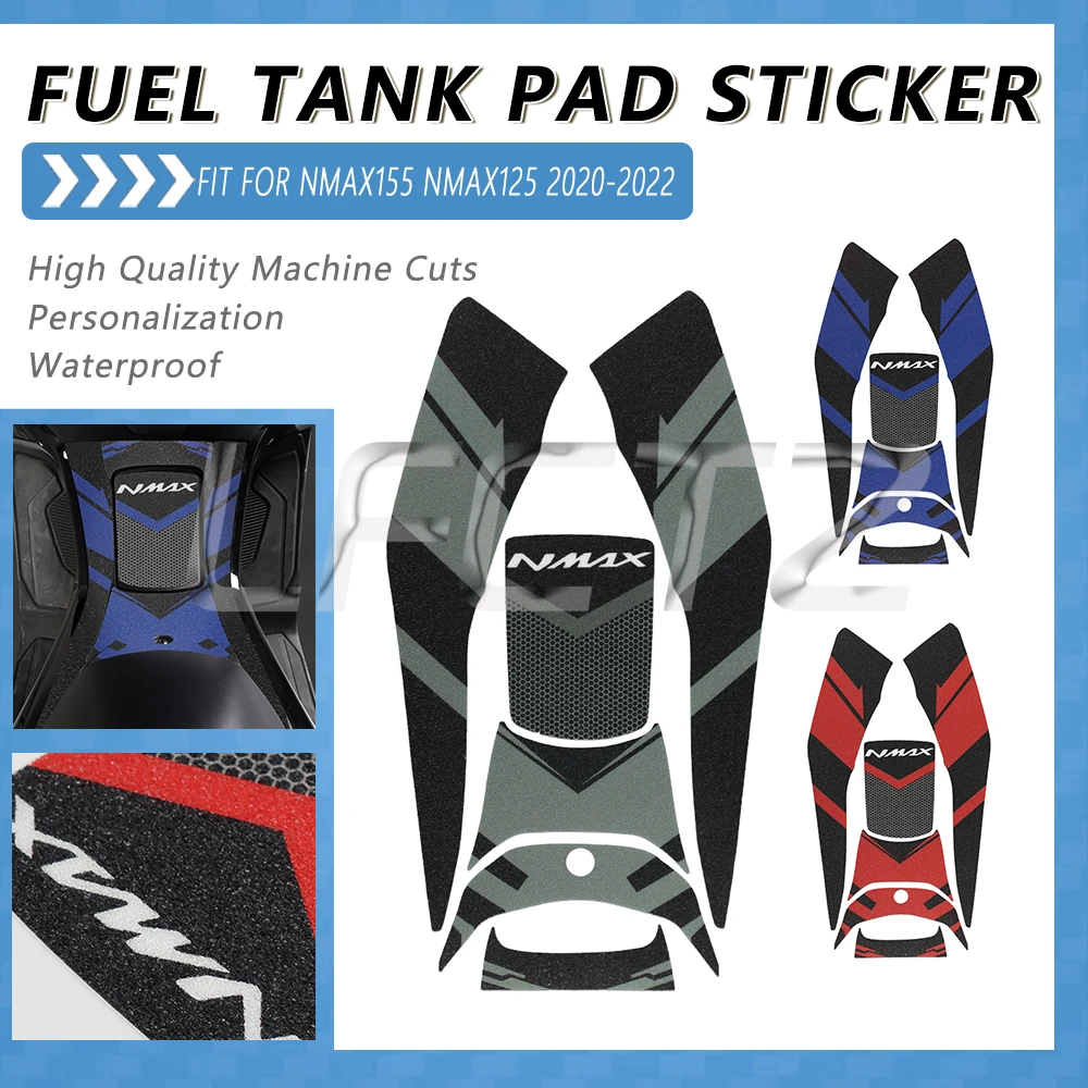 Frosted Scooter Motorcycle Fuel Gas Tank Pad Sticker Waterproof Protector Cover Decals Fit for Yamaha NMAX155 Nmax125 2020-2022