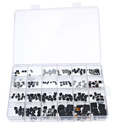 250pcs 25tpyes micro switch assorted kit push button TACT Switch leaf switch SMD dip 2*4 3*6 4*4 6*6 set