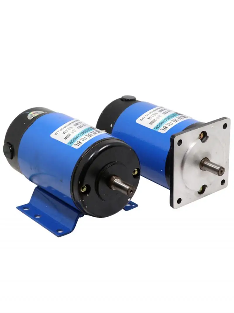 220V 200W permanent magnet DC motor 1800 rpm high-speed motor forward and reverse speed control small motor