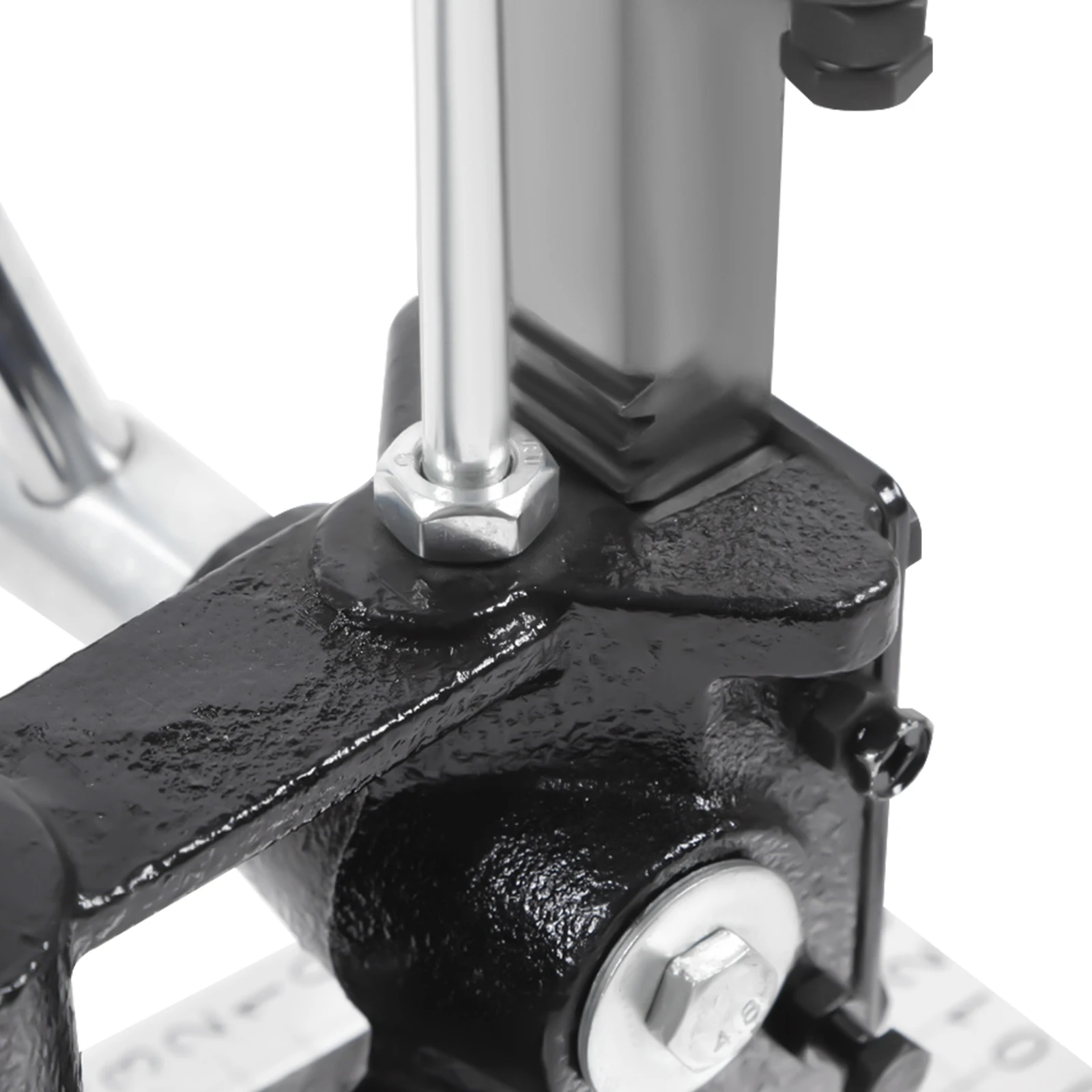 Multifunktionale Gusseisen-Handpresse mit Verstellbarer Höhe für Leder-Stanzung, Durchstechen und Prägen – Detail 8