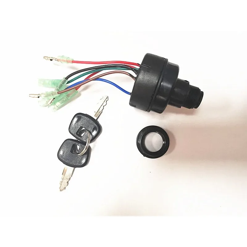 

Zza For Tohatsu Outboard Remote Control Box Ignition Key Switch 353-76020-3