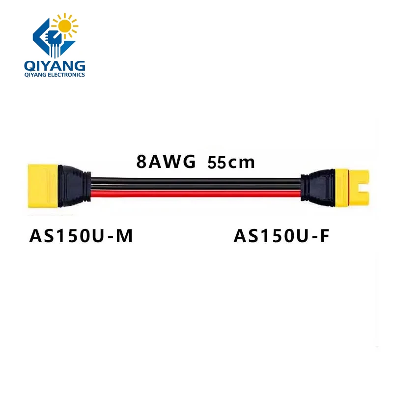1PCS 30/55cm AS150U-M to AS150U-F Male-to-Female Extension Cable for Balanced Charger, AMASS Plug