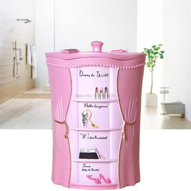 Estilo europeu maquiagem banheiro produtos de higiene pessoal de cinco peças kit resina criativa acessórios do banheiro conjunto de lavagem decoração de casamento