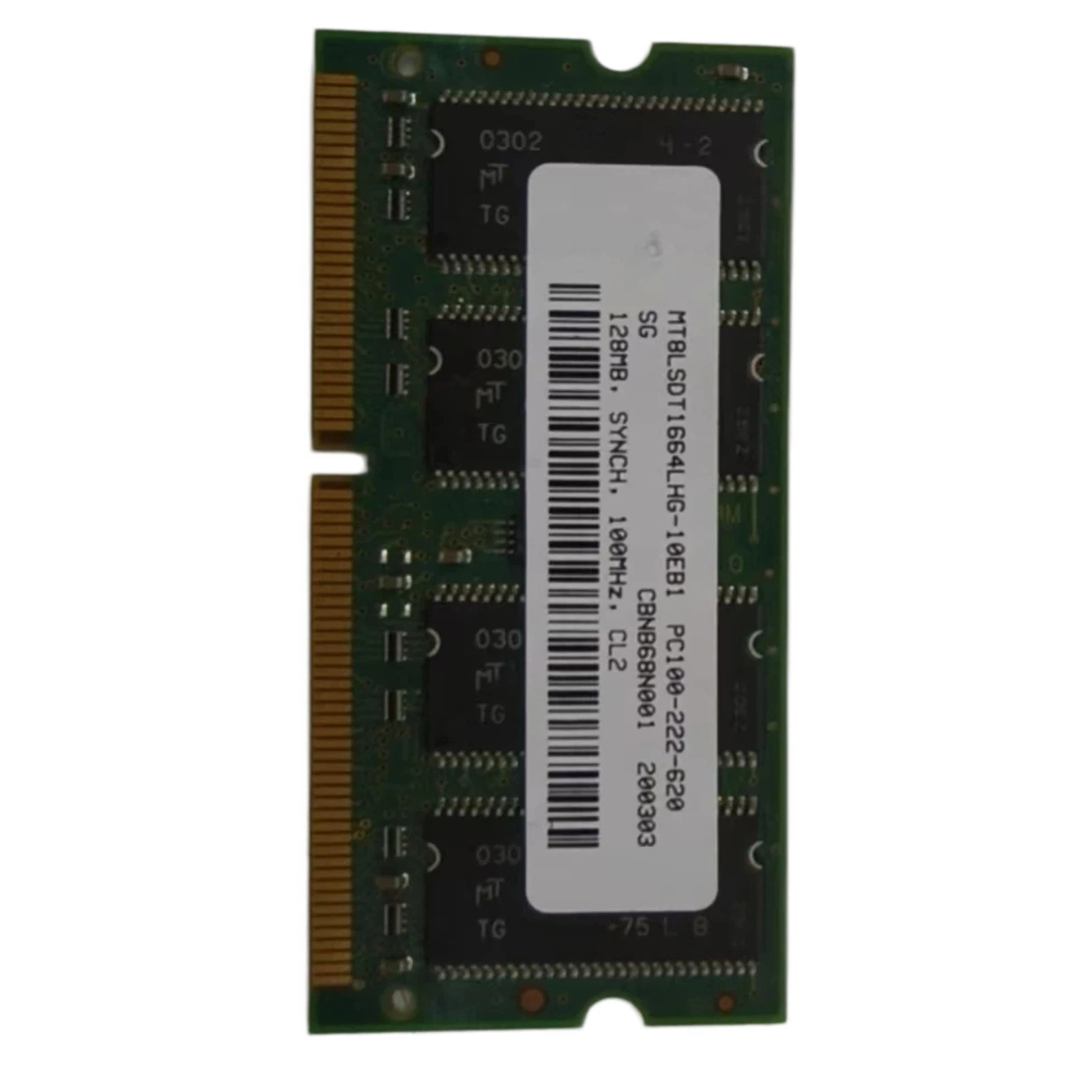 

Memory PC100-222-620 Fits For Micron Printer Parts 128MB MT8LSDT1664HG-10EB1