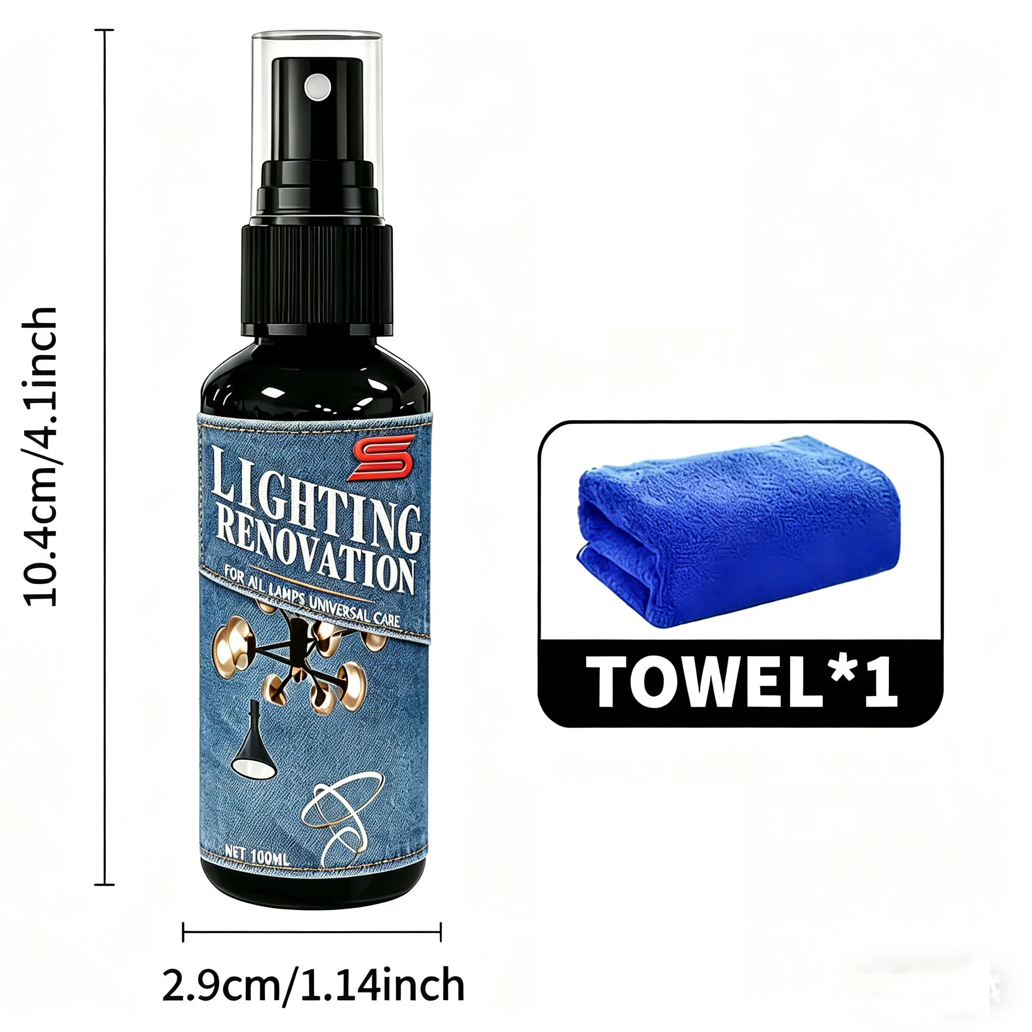 

Lighting Renovation Spray Universal Care For All Lamps & Fixtures