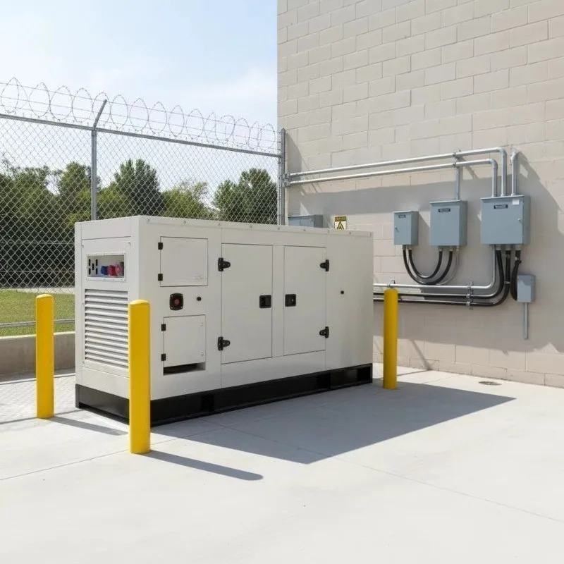 40KW 50KVA Three-Phase Silent Generator Set Auto Start 100% Copper Alternator Engine Water Cooled