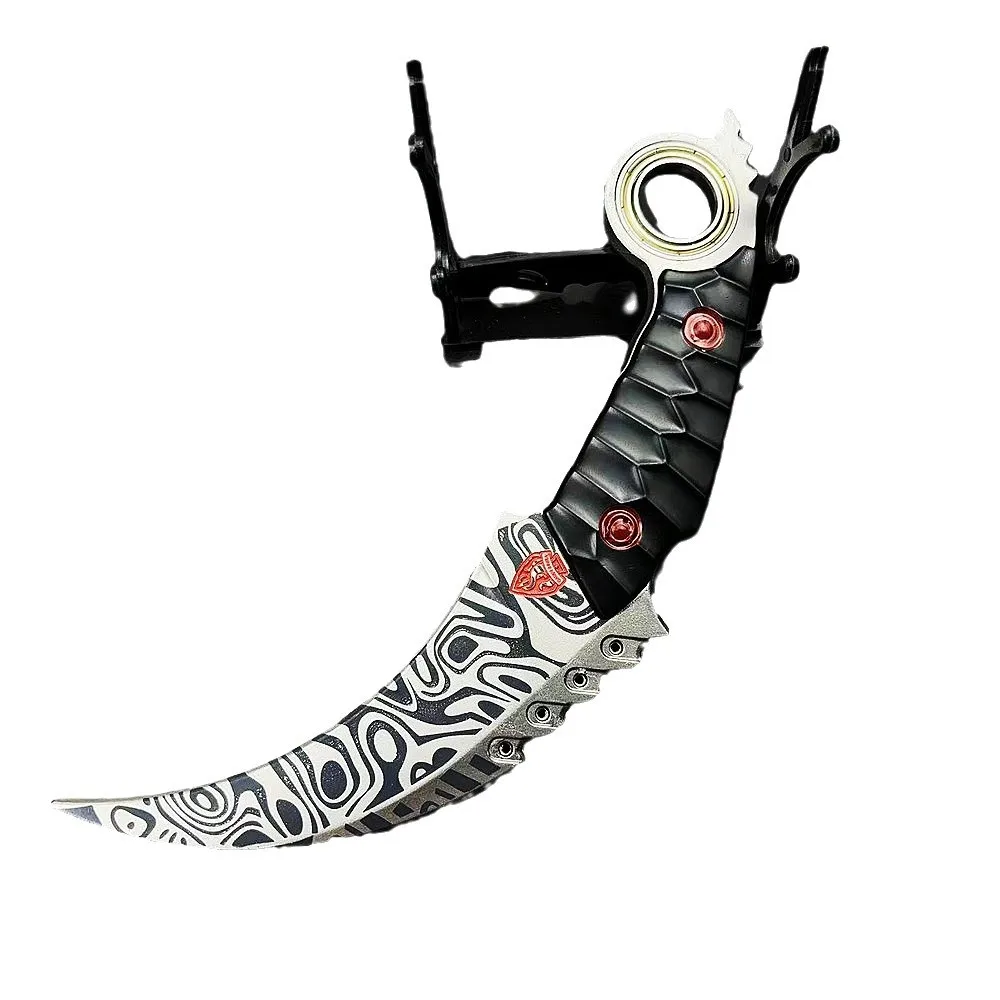 18 سنتيمتر ساحة اندلاع لعبة صينية الأجهزة الطرفية كامل المعادن الحرفية مخلب سكين سلاح نموذج تحصيل مكتب الحلي الصبي لعبة الهدايا