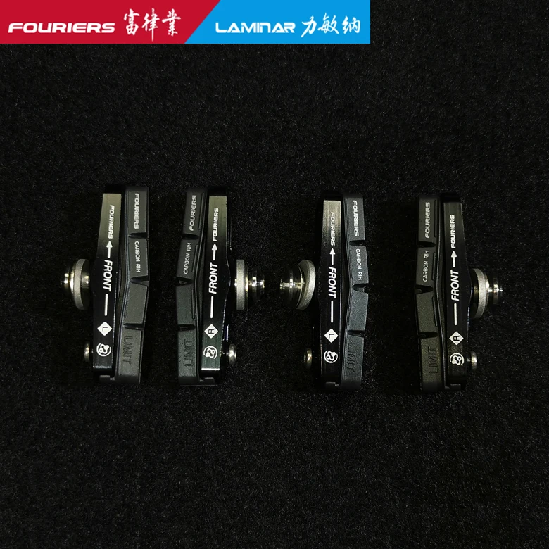 59g Fouriers Aluminum Alloy Brake Blocks for Replacing Carbon Rim V  Pads System Ti-Alloy Screw Road Racing Bicycle