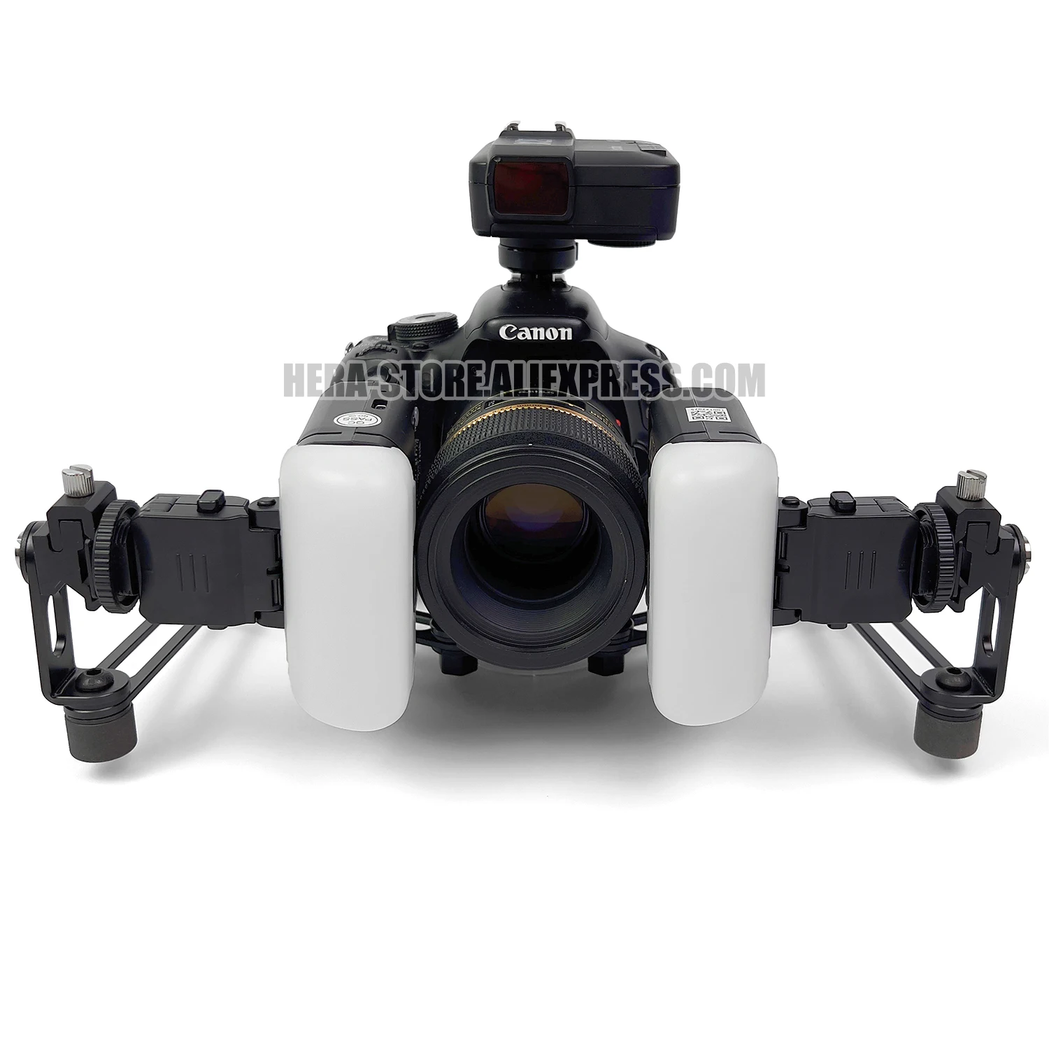 Godox MF12 Orale Makro-Fotohalterung, Doppelkopf-Kaltschuh-Blitzring für Zähne, ästhetisch, vollständiger Gebiss, maxillofacial-Fotografie – Detail 3