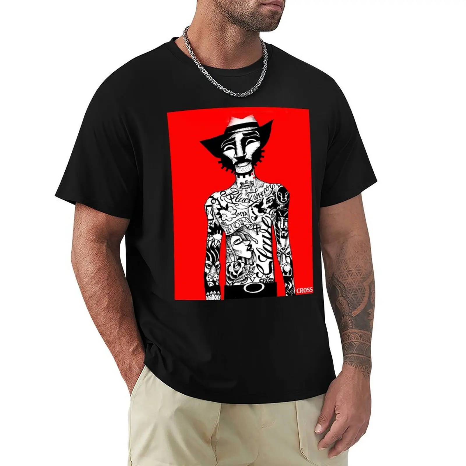 A vampire named Merce T-Shirt t shirts for man cotton soft T-Shirt