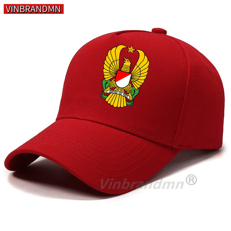 Indonesian National Armed Force Unisex Fashion Sun Hat Army Indonesia Baseball Caps Military Tactical Army Cool Summer Visor Cap