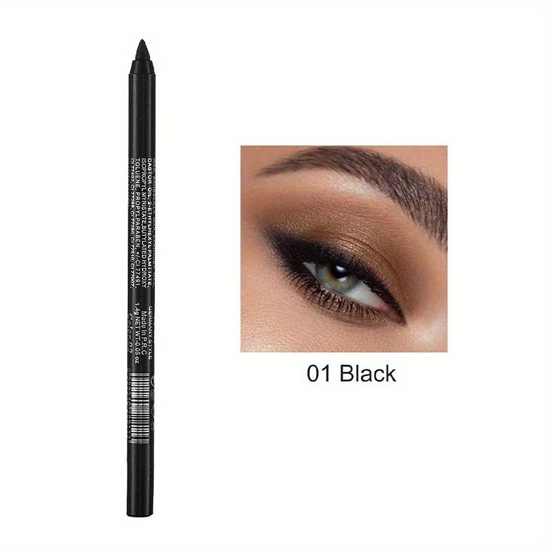 Waterproof Smudge-proof Eyeliner Pencil Matte And Pearlescent_voghion.com