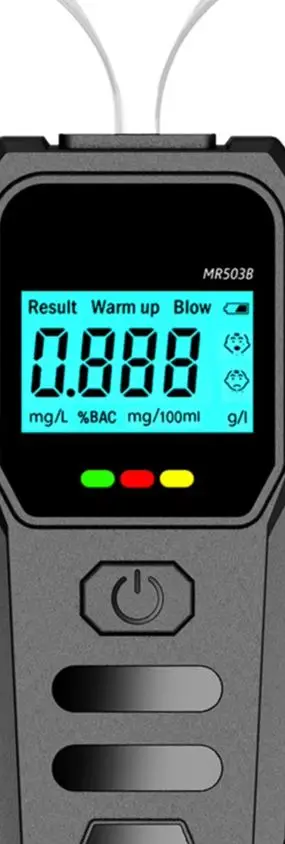 

Alcohols Tester With Voice Broadcast LCD Display Breath Alcohols Analyzer Breathalyzer Drunk Driving Checkers For Personal