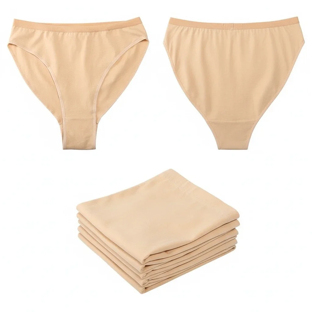 3Pcs Girls High-cut Triangle Panties Cotton Children\'s Ballet Dance Exam Panties Teenagers Kids Underwear 3-16Y