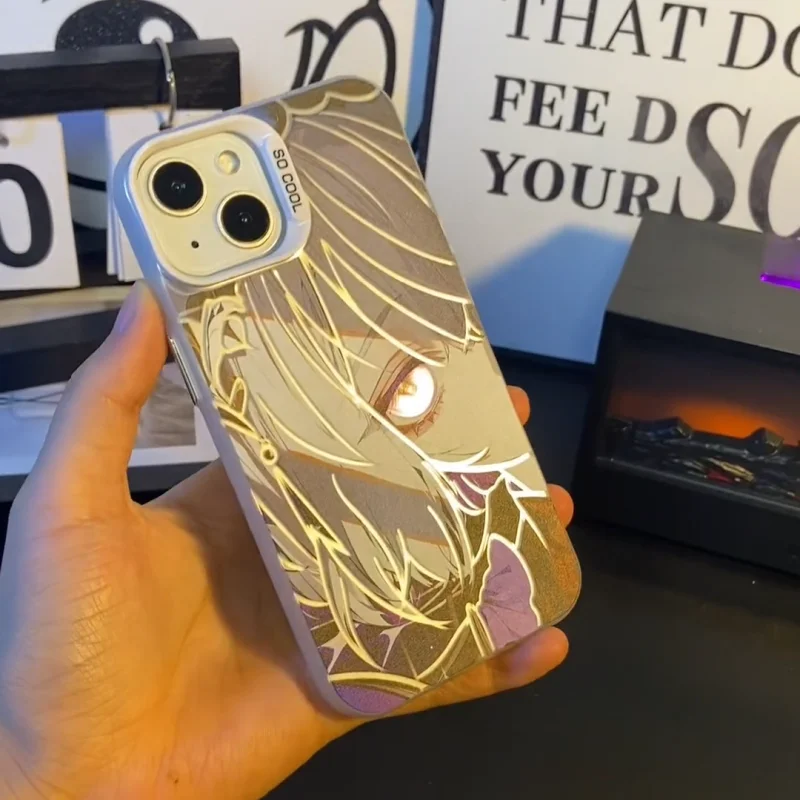 Anime Castorice Honkais Star Rail Handyhülle für Samsung S25 S24 S23 Für Xiaomi Für VIVO 200 Ultra Für OPPO Find x8 Pro 3D Cover