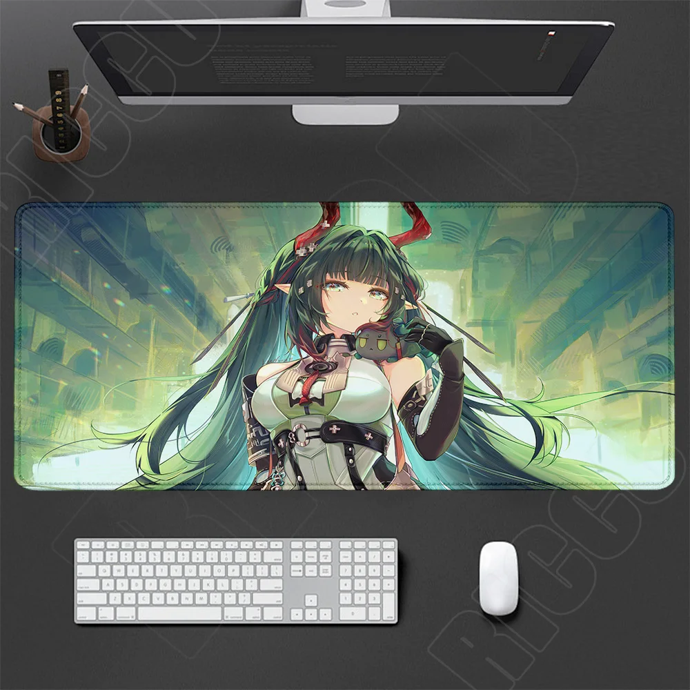Neues Arknights Endfield Zhuang Fangyi HD-Mauspad XXL, großes, süßes Anime-Tastaturpad für Gamer, Kawaii-Girl-Gaming-Schreibtischunterlage zum Schutz des Teppichs – Detail 20
