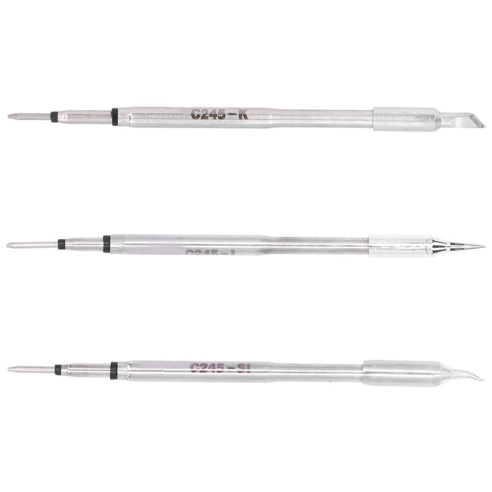 

Soldering Iron Tip Alloy Copper C245 Solder Bits Replacement for JBC Soldering Station T245 Handle Soldering Iron Tip