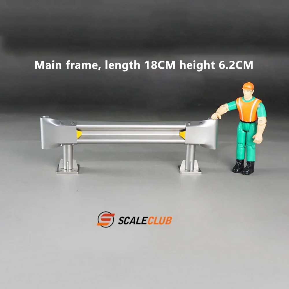 Modelo Scaleclub, simulación de Metal, barandilla de carretera, decoración para camión Tractor 1/14, modelo de vehículo de escalada 1/10, uso de escena