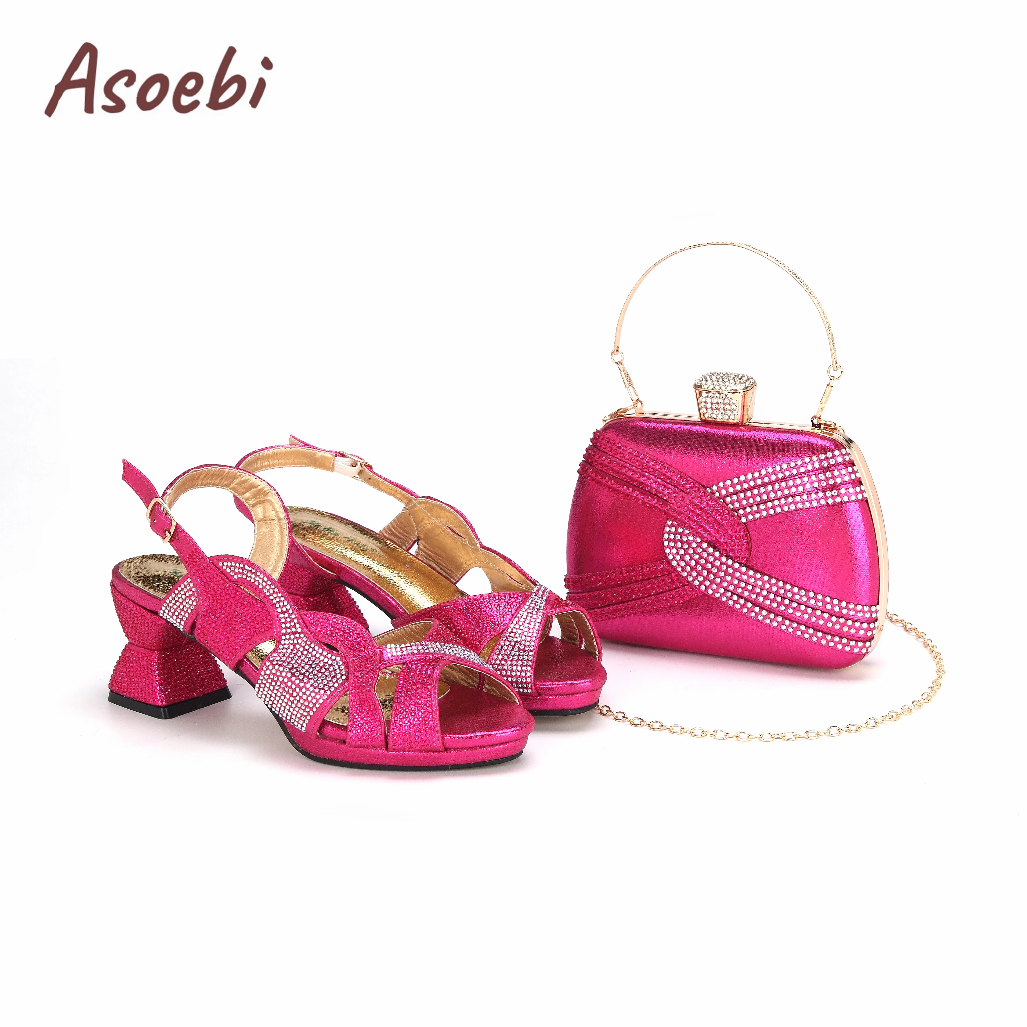 

Новое поступление 2024, комплект женской обуви фиолетового цвета с открытым носком, подходящая сумка для зрелых женщин, роскошные свадебные туфли-лодочки