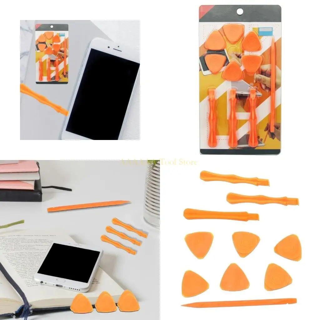 A2BE 10pcs شاشة الهاتف فتح مجموعة أدوات أدوات البلاستيك PRY للهواتف المحمولة للهاتف #1