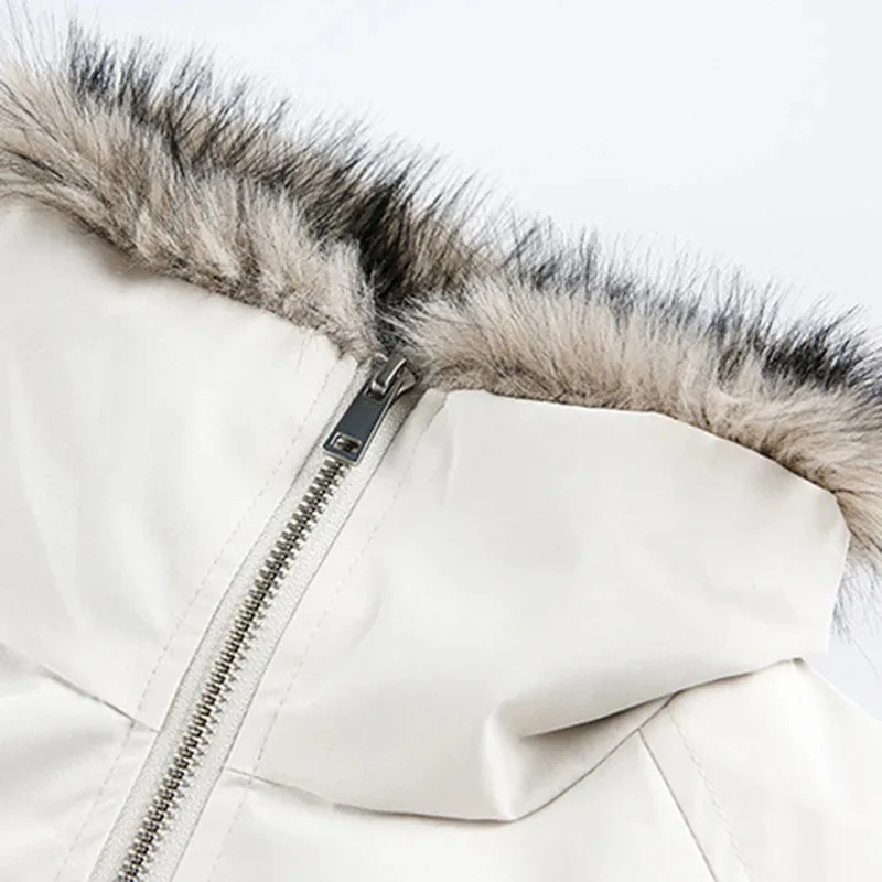 Мужские зимние куртки с меховым воротником, утепленные парки, пальто, винтажные стеганые куртки большого размера, уличная куртка и пальто в стиле Харадзюку