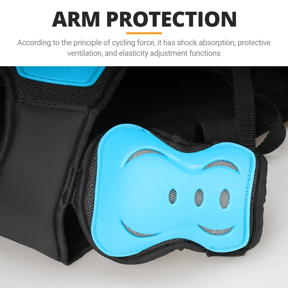 Children's Motorcycle Armor Vest Anti-Fall Elbow Knee Pads Motorbike Full Body Armor Motocross Riding Equipment Back Protection