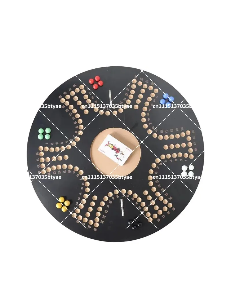 Jackaroo 6 Player Foldable Marble Board Game Custom Size Wooden Table Game for Parties EN71 Certified Classic Original Game