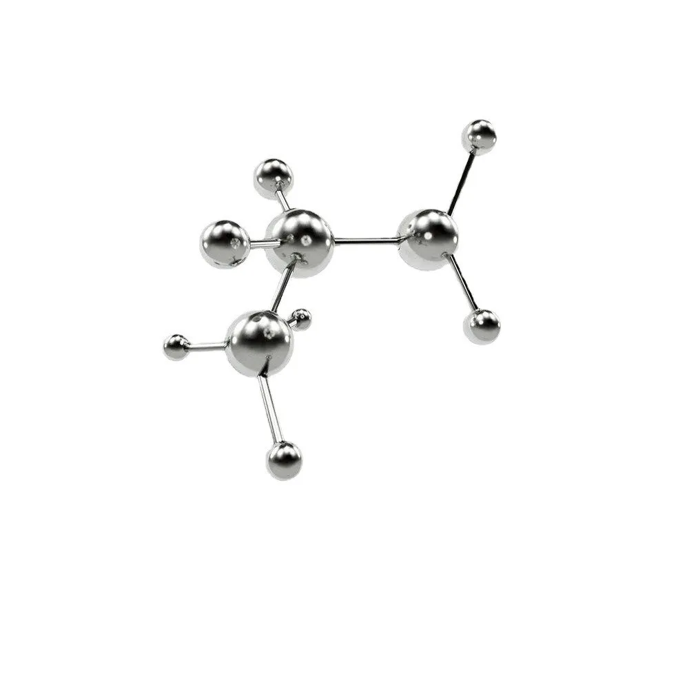 Molecular Structure Infinite Symbol Tremella Acupuncture Anti-allergic Fashion Earrings Trendy Hip-hop Style
