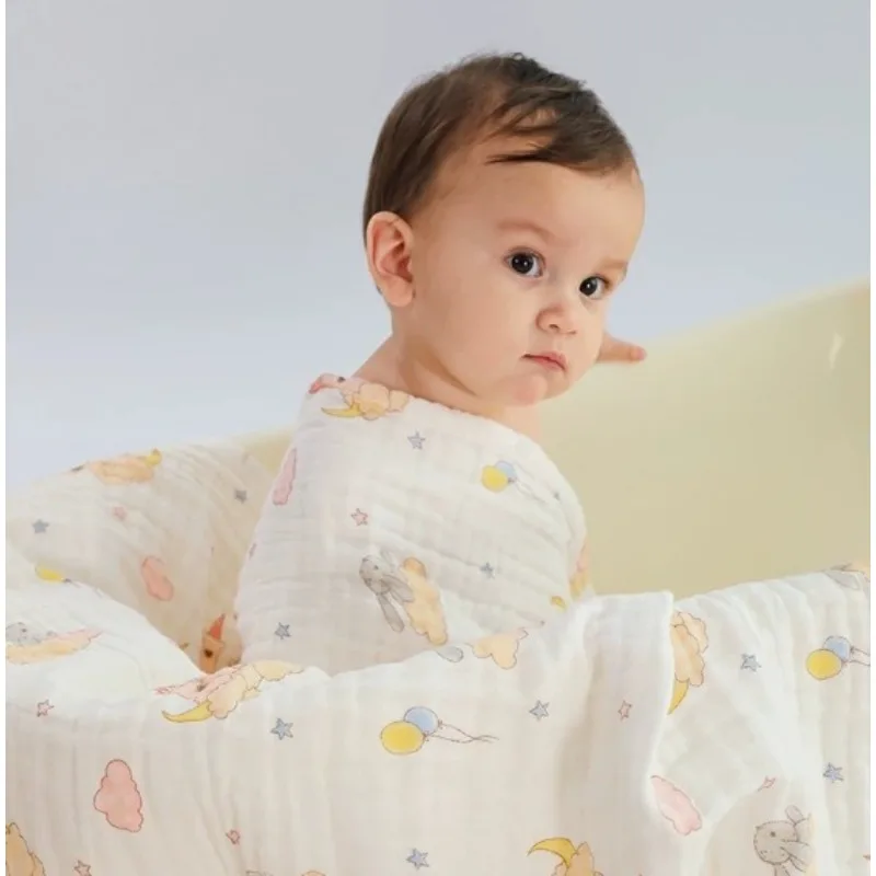 

Baby Bath TowelChildren's six-layer bubble gauze child quilt cover blanket kindergarten summer cool quilt bath towel