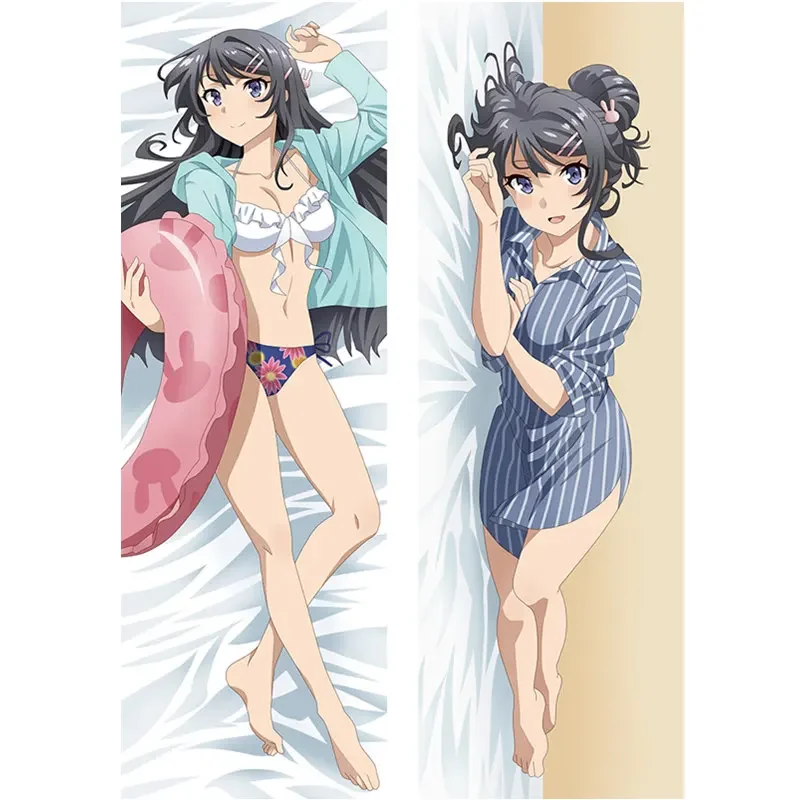 أنيمي الوغد هل Dakimakura حالة الوجهين ثلاثية الأبعاد طباعة السرير المعانقة غطاء وسادة للجسم الكرتون وسادة حالة العناق.. Otaku