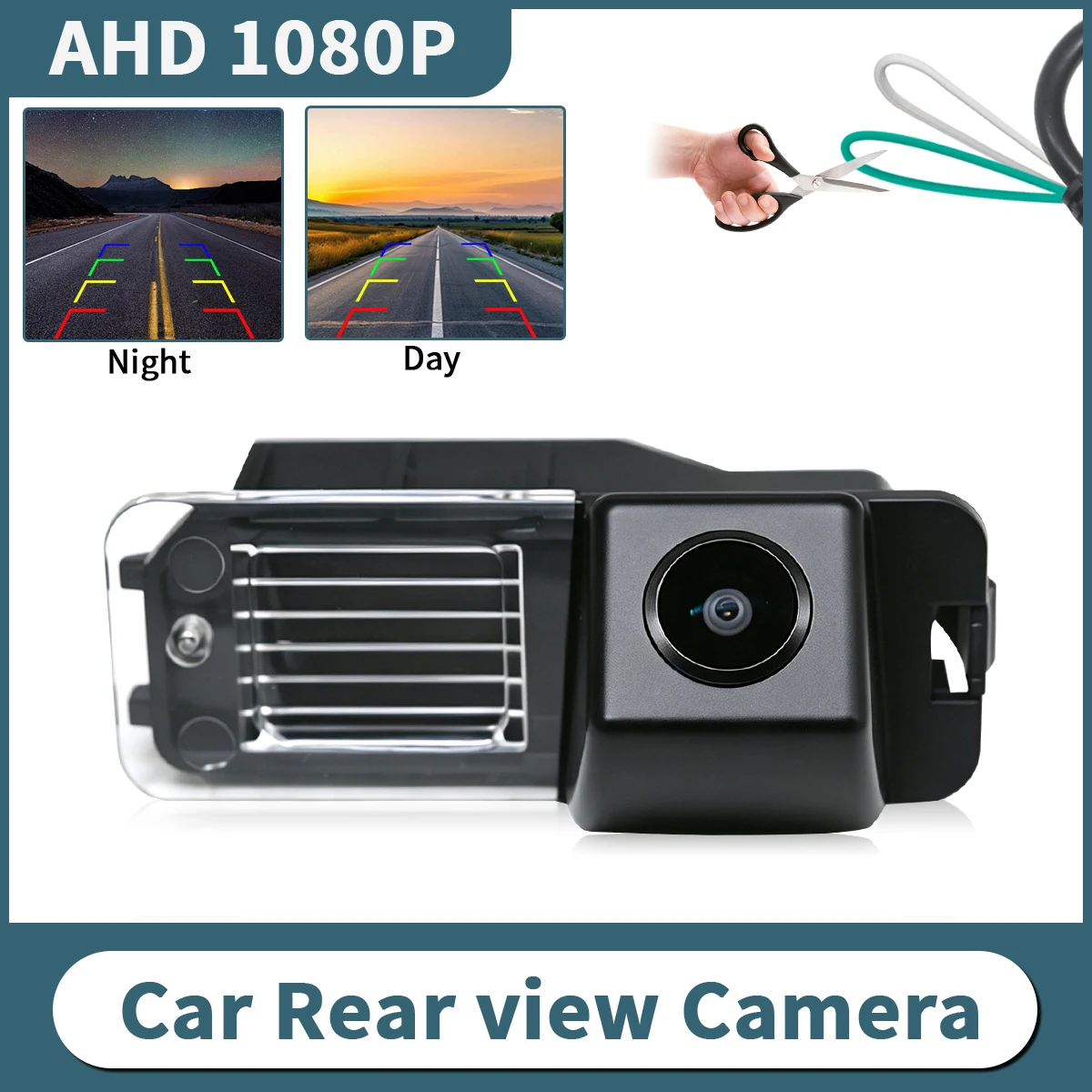 AHD 1080P Car Rearview Backup Camera 170° Wide Angle Waterproof for Volkswagen Golf 6 MK6 Polo 6R V Passat CC Magotan VW Bora