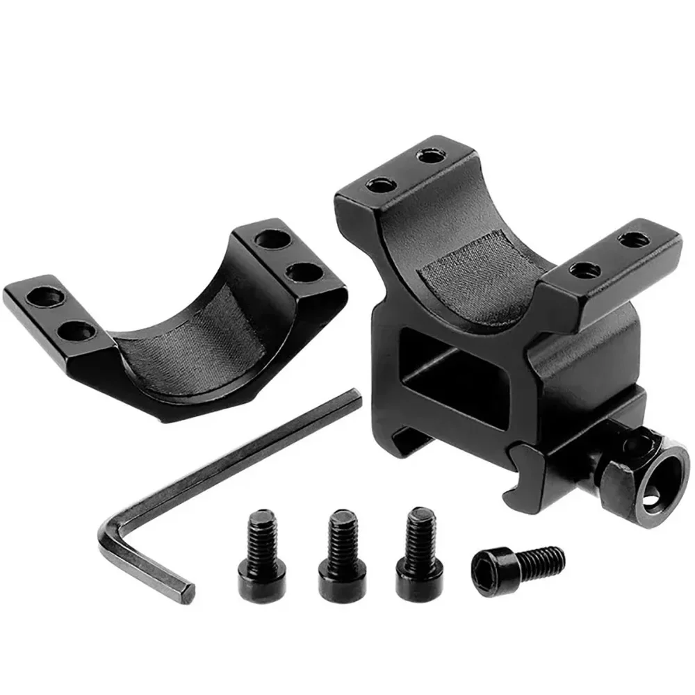 2PCS Jagd Zielfernrohr Montieren Ring für Dia 25,4mm 30mm Rohr Scopes 11mm 20mm Schwalbenschwanz Picatinny schiene Taktische Taschenlampe Montieren – Detail 9