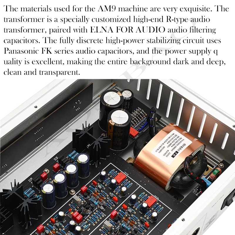 AIYIMA SMSL  Refer to Goldmund line AM9 Fully Balanced Preamplifier Remote Control Class A Preamp Hi-end HIFI Audio Preamp Amp