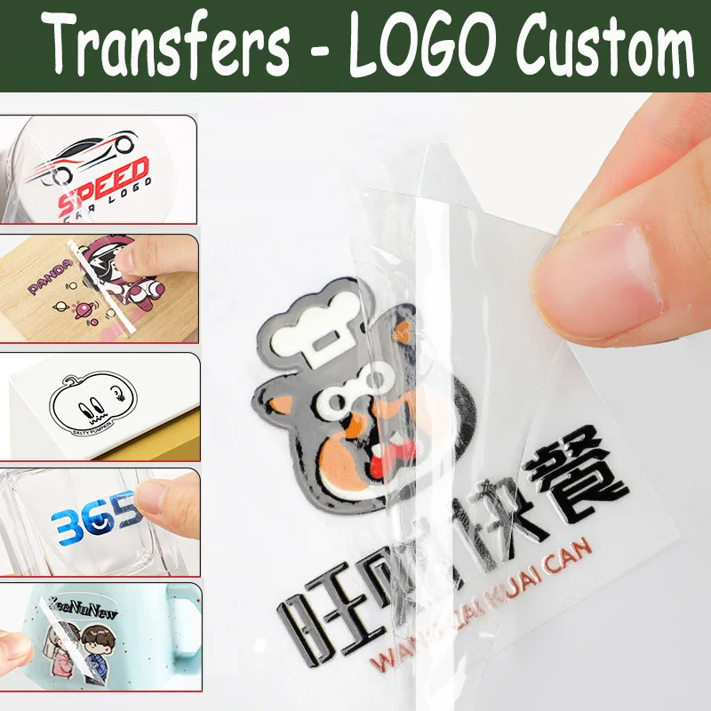 

Наклейка Rub On Transfers с персонализированным логотипом для нескольких поделок, 100 шт., наклейки для переноса, простые в использовании