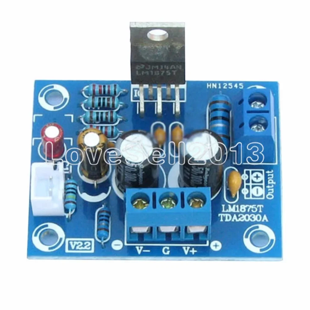 20W HIFI Mono Channel LM1875T Stereo Audio Amplifier Board Module DIY Kit