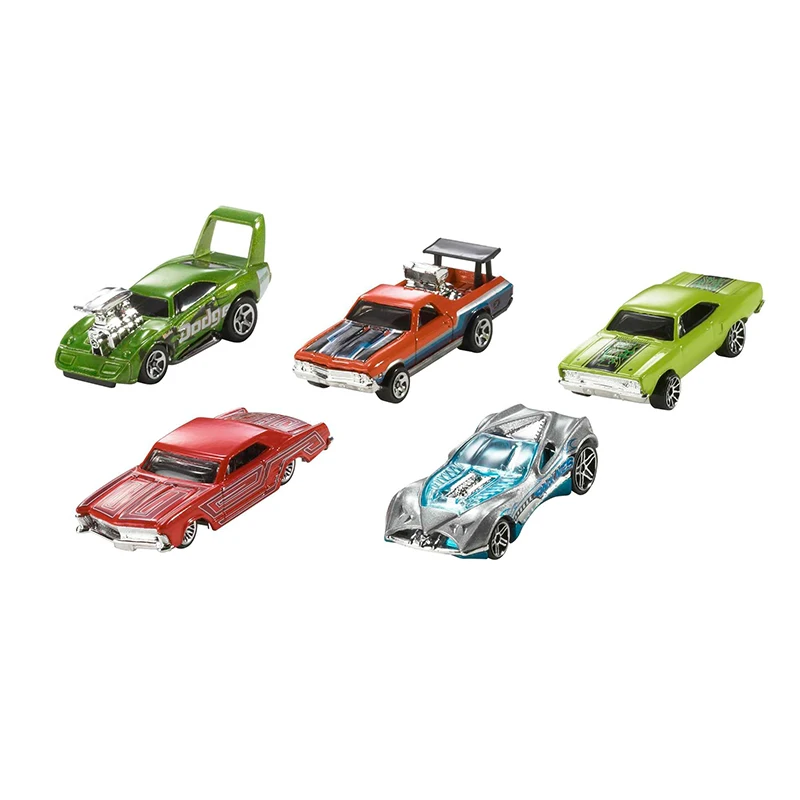 Hot Wheels Toy Cars 1:64 Scale Die-Cast Metal Car 10-Pack Race Cars Semi Rescue lub Construction Trucks Boys Toy Car Gift Set