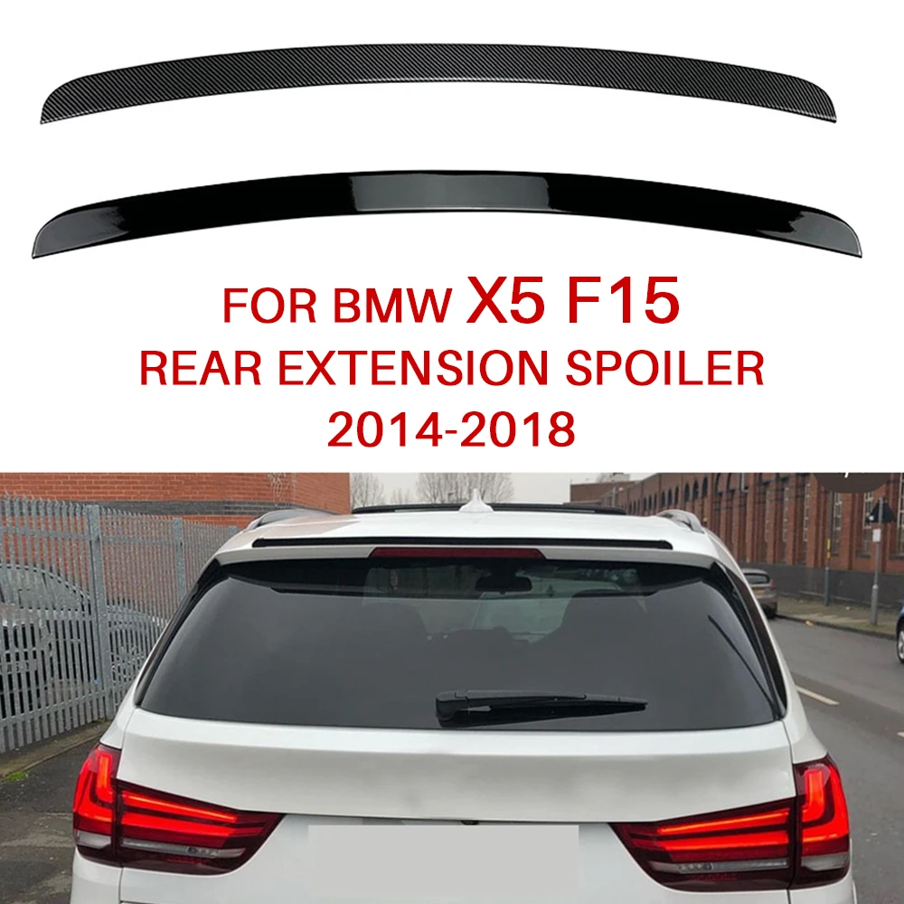 

For BMW X5 F15 Rear Extension Spoiler ABS Gloss Black X5 F15 Trunk Roof Wing Tail Car Accessories 2014 2015 2016 2017 2018